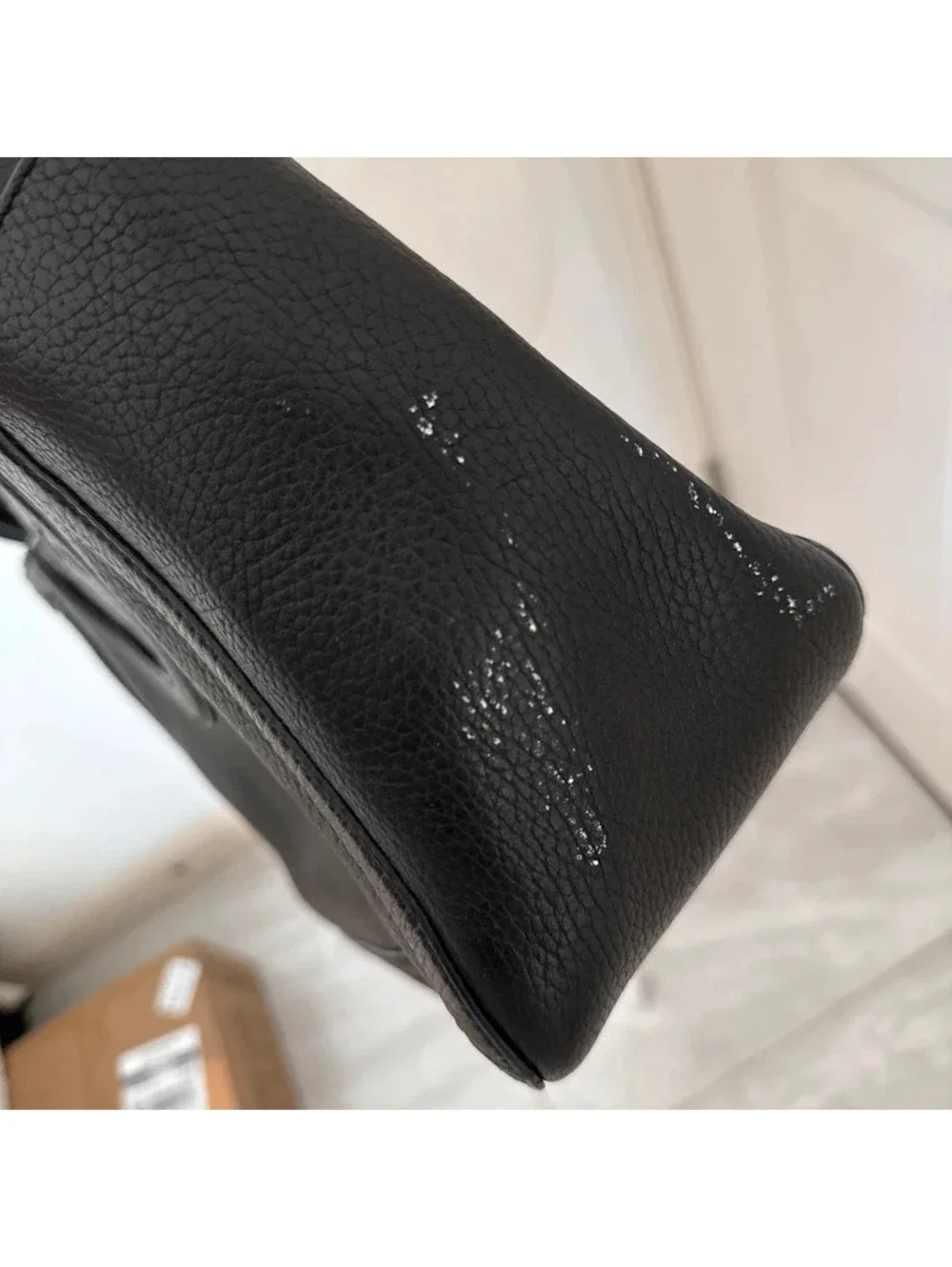 Tory Burch T Serif black leather handbag